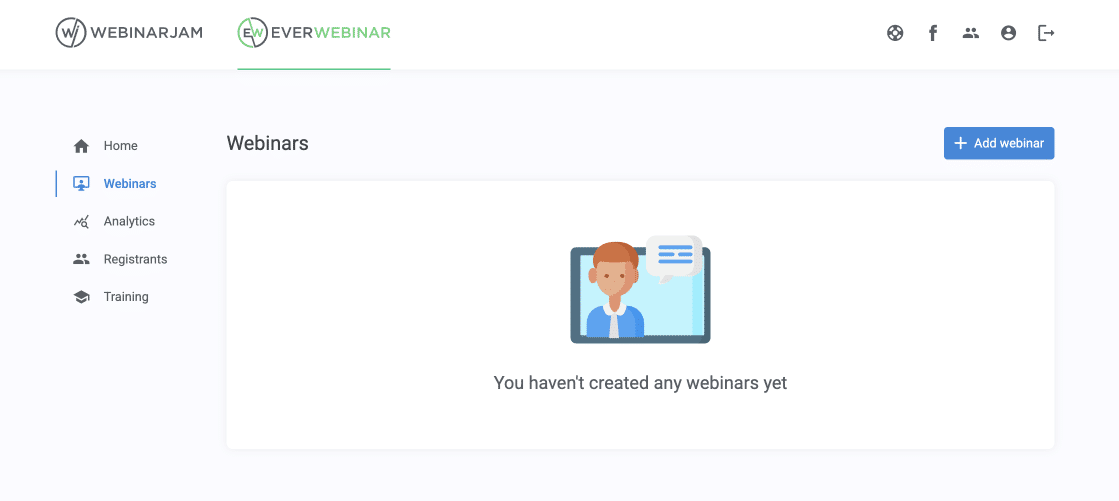 EverWebinar dashboard