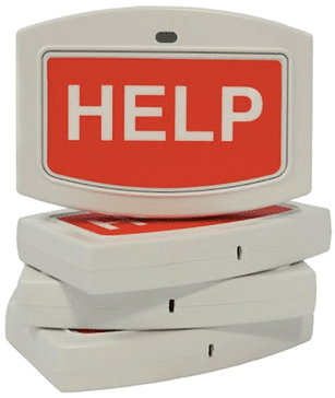 Medical alert wall buttons for an extra safety net